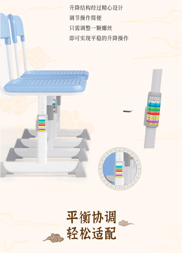 關注質感，共享優良設計 【祥聚科創質感課桌椅天王星001】(圖4)